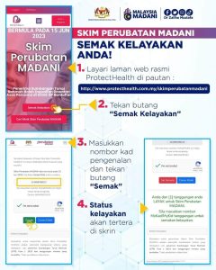 cara guna perubatan madani