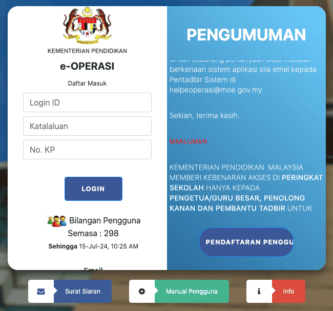 eoperasi login